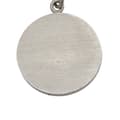 Miniatyrbild 6 av 7: Pre-owned Chanel Silver Enamel CC Round Pendant Necklace Silver
