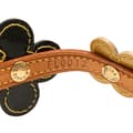 Miniatyrbilde 3 av 7: Pre-owned Louis Vuitton Leather Flower Lexington Choker Brown
