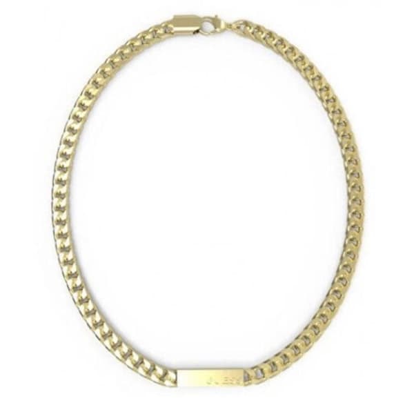 Halsband - Guess - JUXN03005JWYGT - Guldpläterat stål - 7 mm - Herr