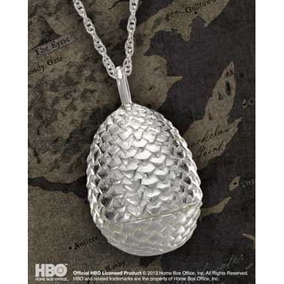 Game of Thrones - Silver Dragon Egg Pendant...