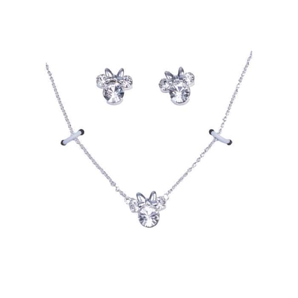 Minnie Mouse Halsband och Örhänge Set