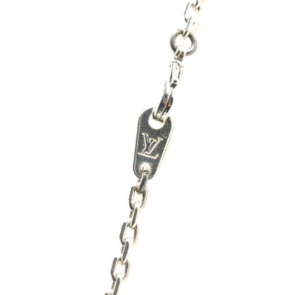Pre-owned Louis Vuitton Silver Collier Dandy Necklace Silver