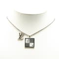 Miniatyrbild 8 av 8: Pre-owned Louis Vuitton Silver Collier Dandy Necklace Silver
