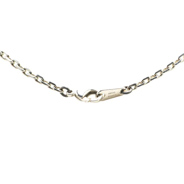 Pre-owned Louis Vuitton Silver Collier Dandy Necklace Silver