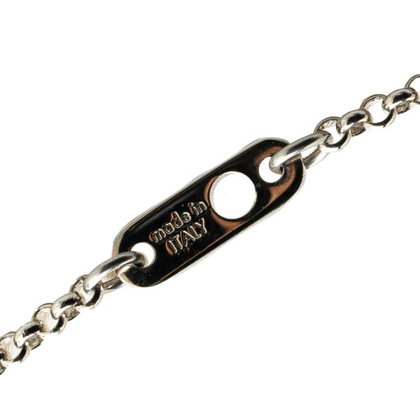 Pre-owned Louis Vuitton Silver Plated Enamel Game On Dice Pendant Necklace Silver
