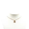 Pikkukuva 4 / 5: Pre-owned Chanel Gold Plated CC Tweed Effect Pendant Necklace Gold