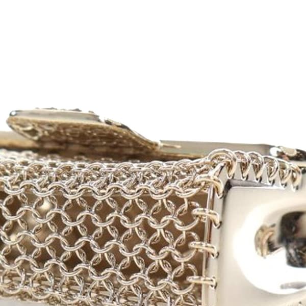 Pre-owned Chanel Gold Plated Lambskin Micro Flap Bag Pendant Necklace Gold