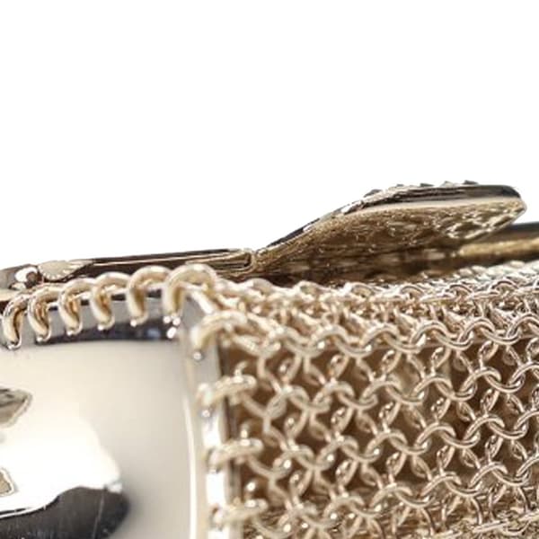 Pre-owned Chanel Gold Plated Lambskin Micro Flap Bag Pendant Necklace Gold