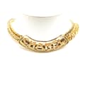 Pikkukuva 4 / 5: Pre-owned Chanel Gold Plated Quilted Cut Out Logo Double Chain Necklace Gold