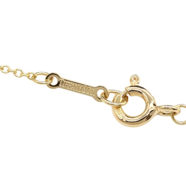 Pre-owned Tiffany 18K Yellow Gold Paloma Picasso Loving Heart Necklace Gold