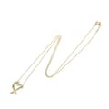 Miniatyrbilde 1 av 5: Pre-owned Tiffany 18K Yellow Gold Paloma Picasso Loving Heart Necklace Gold