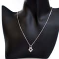Pikkukuva 2 / 7: Pre-owned Givenchy Silver Plated G Logo Rhinestone Pendant Necklace Silver