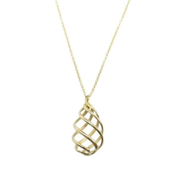 Pre-owned Tiffany 18K Yellow Gold Venezia Luce Pendant Necklace Gold