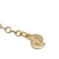 Miniatyrbild 2 av 5: Pre-owned Dior Gold Plated Logo Crystal Pendant Necklace Gold