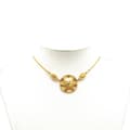 Miniatyrbild 7 av 7: Pre-owned Chanel Gold Plated Sun Lion Necklace Gold