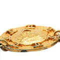 Miniatyrbild 2 av 7: Pre-owned Chanel Gold Plated Sun Lion Necklace Gold