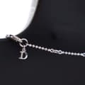 Miniatyrbilde 6 av 7: Pre-owned Dior Palladium Plated Enamel Dice Logo Pendant Necklace Silver