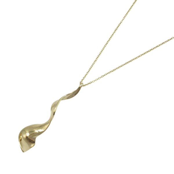 Pre-owned Tiffany 18K Yellow Gold Frank Gehry Orchid Drop Necklace Gold