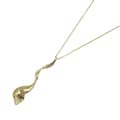 Miniatyrbild 3 av 8: Pre-owned Tiffany 18K Yellow Gold Frank Gehry Orchid Drop Necklace Gold