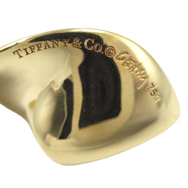 Pre-owned Tiffany 18K Yellow Gold Frank Gehry Orchid Drop Necklace Gold