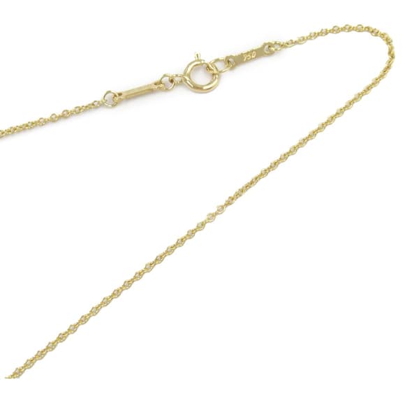 Pre-owned Tiffany 18K Yellow Gold Small Elsa Peretti Open Heart Pendant Necklace Gold