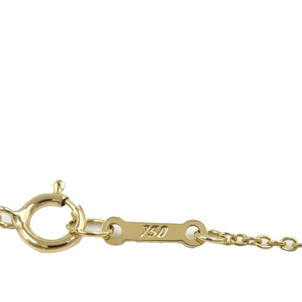Pre-owned Tiffany 18K Yellow Gold Small Elsa Peretti Open Heart Pendant Necklace Gold