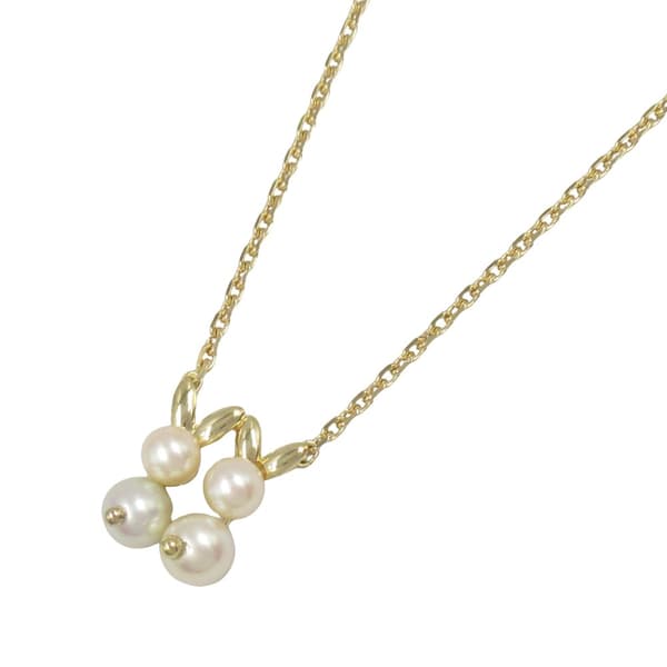 Pre-owned Van Cleef and Arpels 18K Yellow Gold and Akoya Pearls Necklace Gold