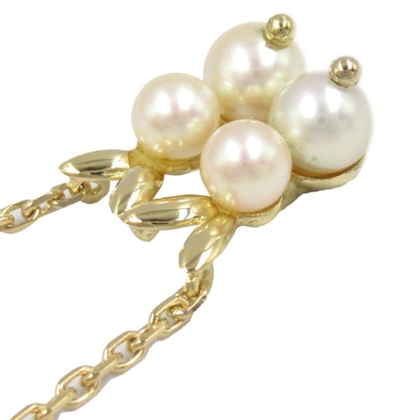 Pre-owned Van Cleef and Arpels 18K Yellow Gold and Akoya Pearls Necklace Gold