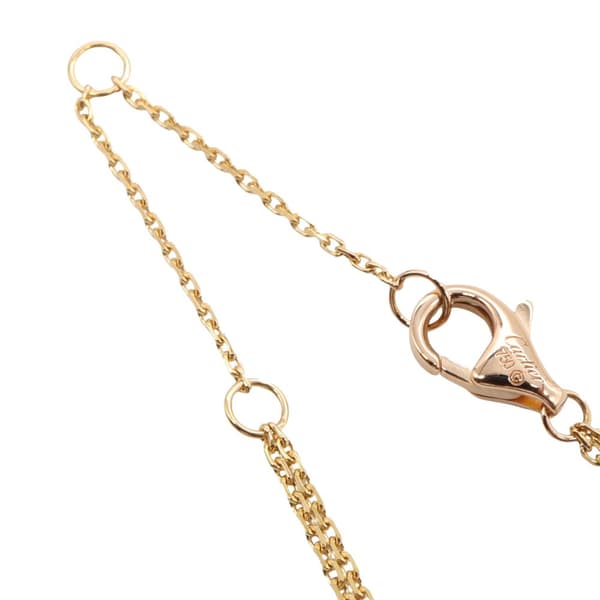 Pre-owned Cartier Tricolor 18K Gold Mini Trinity Pendant Necklace Multi