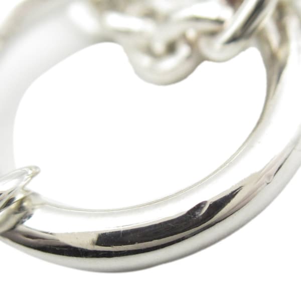 Pre-owned Hermès Sterling Silver Chain d'Ancre Farandole Necklace Silver