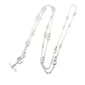 Miniatyrbillede 1 af 8: Pre-owned Hermès Sterling Silver Chain d'Ancre Farandole Necklace Silver