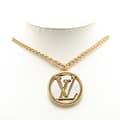Pikkukuva 6 / 7: Pre-owned Louis Vuitton Gold Plated and Palladium Plated Collier Louise Necklace Gold