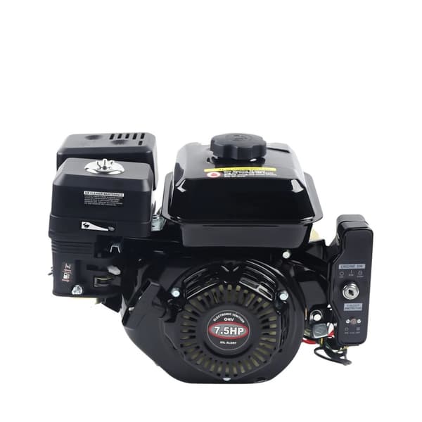 Bensinmotor, 210CC, Elektrisk start, Svart