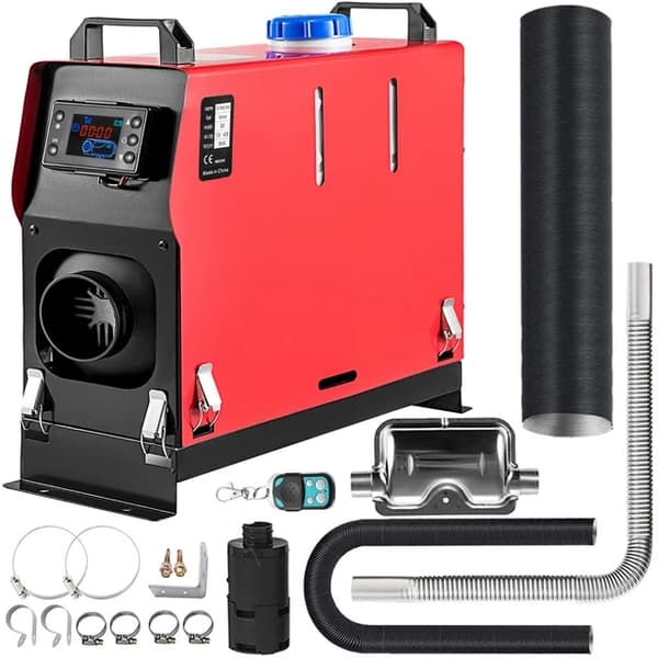 Dieselilämmitin, 5KW, LCD-kytkin ja kaukosäädin, LCD -kytkin