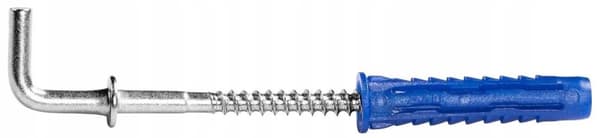Universaldyvel 6x30mm med vinkelkrog 10 stk.