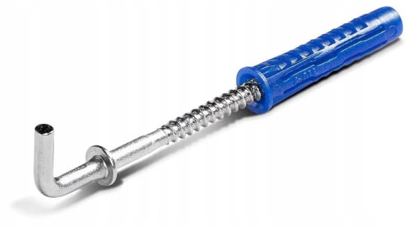 Universaldyvel 6x30mm med vinkelkrog 10 stk.