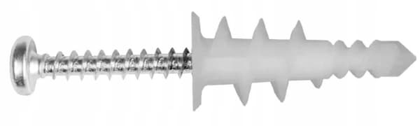 GK vægprop 16x36mm med skrue 3,9x32mm x12