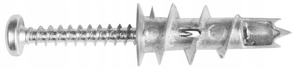 Stik med skrue til GK-plade 13x31 mm x12