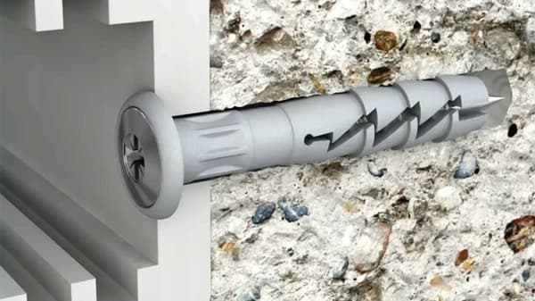 Snabbmonteringsplugg 6x40mm med krage 10 st