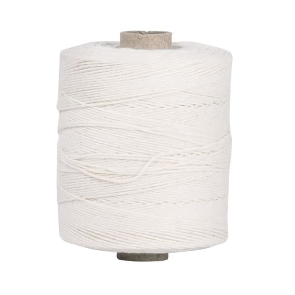 Virktråd - Rayher - 1mm ø - Vit - 220m - 65% polyester, 35% bomull