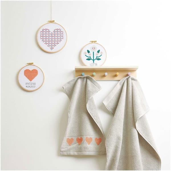 Heart Sashiko Broderi Kit