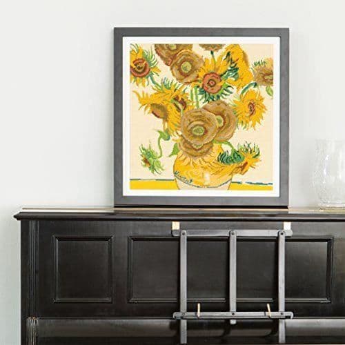 DMC National Gallery Broderi Kit av solrosor Van Gogh,. - C098K/71