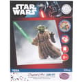 Miniatyrbild 1 av 2: Kit Diamond Painting - Star Wars - Yoda-karta - 18 x 18 cm - Diamantbroderi - Originalskapelse