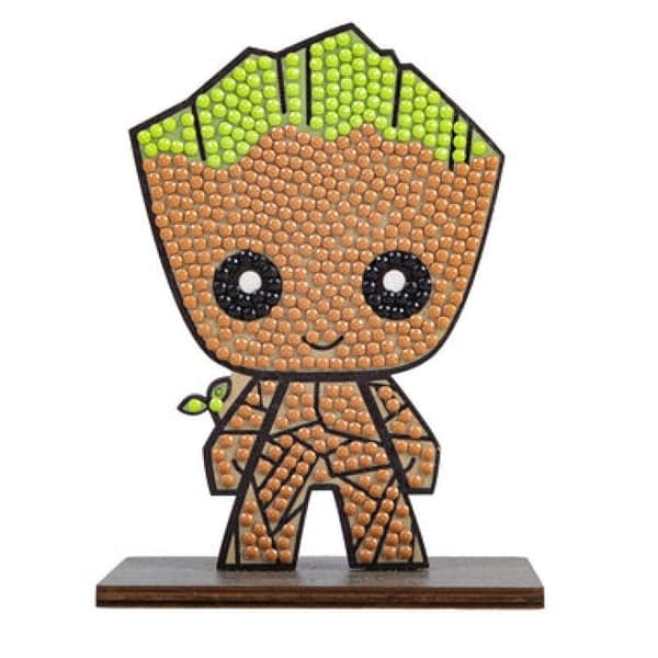 Kit diamantmålning - Figur Groot - 11 cm - Vit
