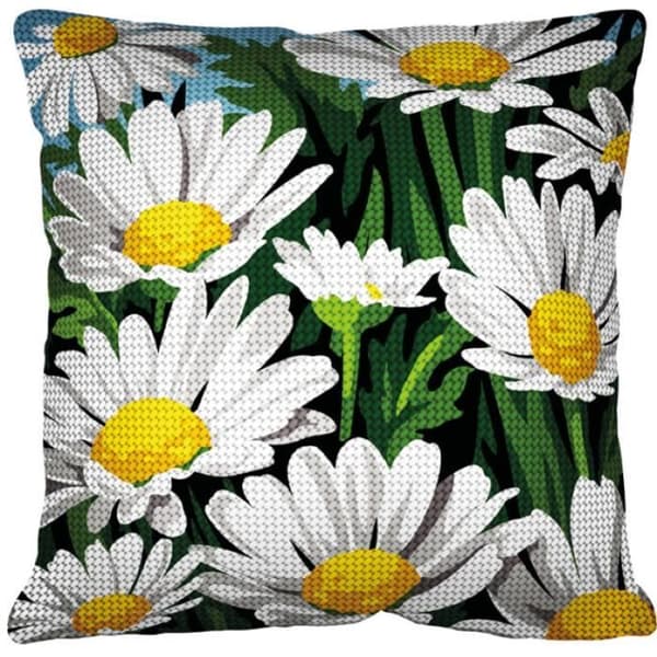 Daisies Canvas Cushion Kit