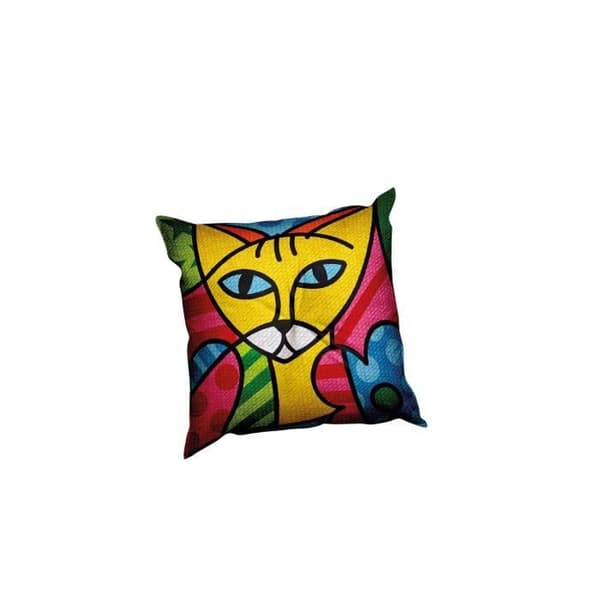 Färg Cats Canvas Kuddsats