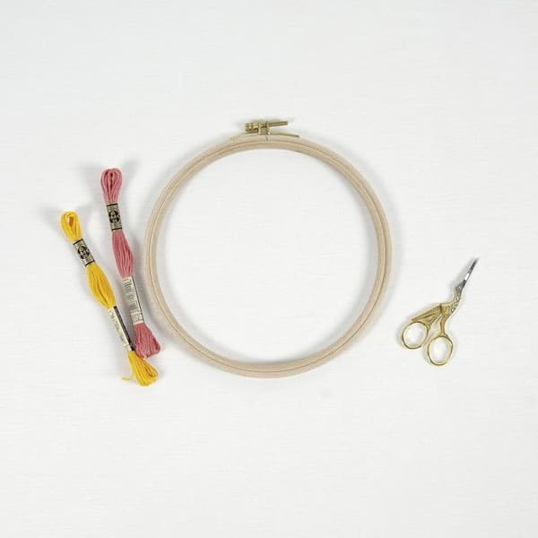 Trätrumma Broderibåge 18,5 cm