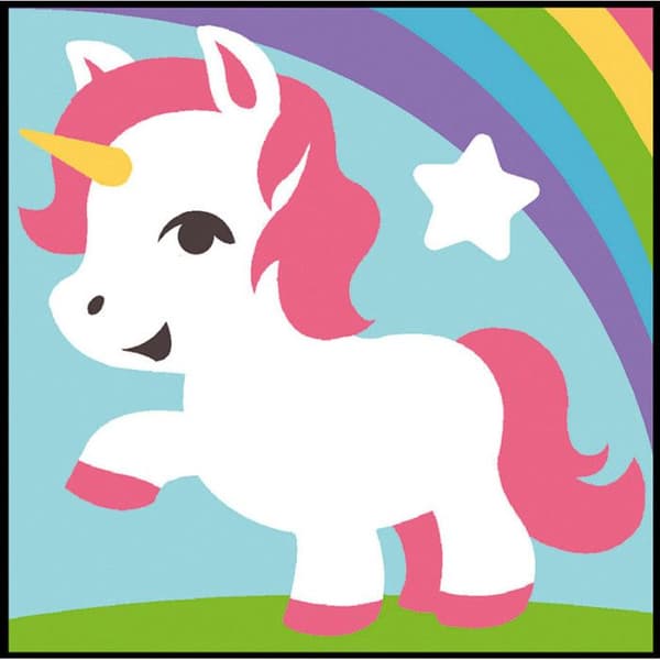 Kit för barn Seg de Paris med unicornmotiv