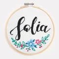 Miniatyrbild 2 av 3: Broderiramar Runda - FOLIA - LITEN - 10 cm och 15 cm - Bambuträ - FSC-certifierat