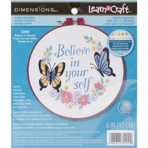 ToyCentre Dimensions Embroidery Kit, Believe In Yourself - D72409